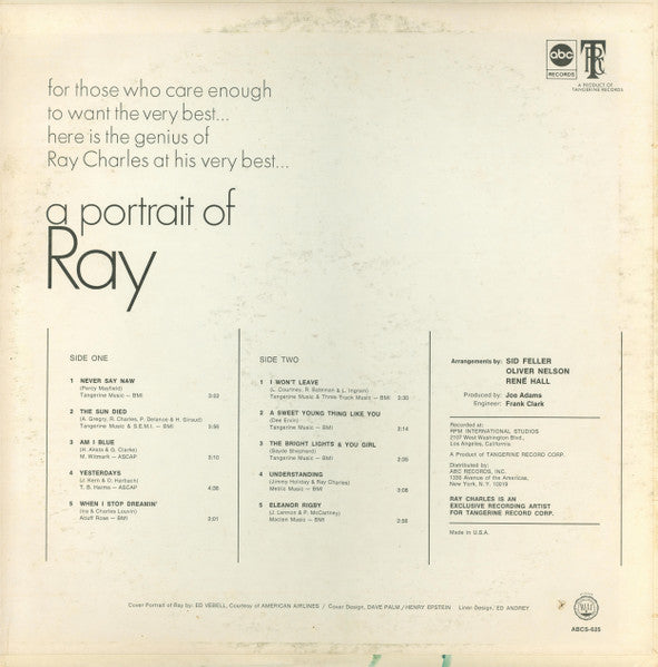 A Portrait of Ray