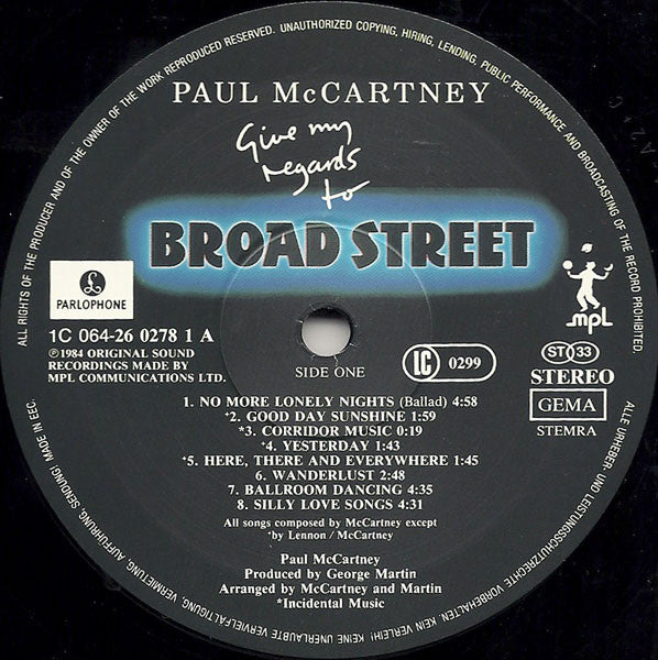 Give My Regards To Broad Street
