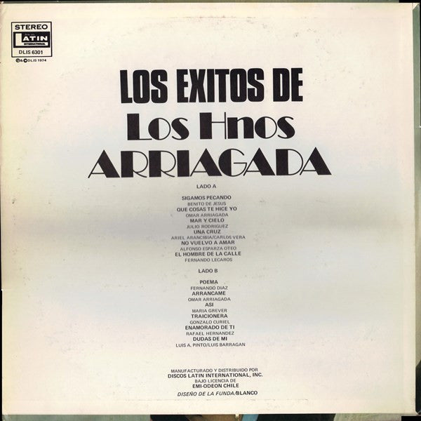 Los exitos de Los hermanos Arriagada