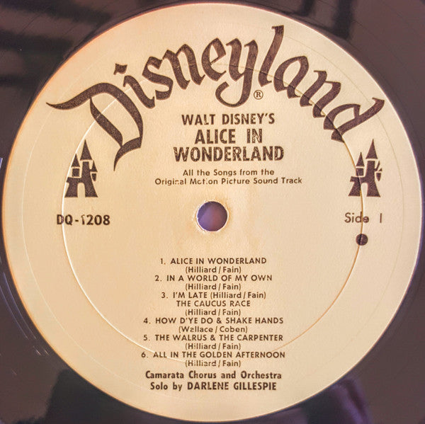 All The Songs From Walt Disney's Alice In Wonderland