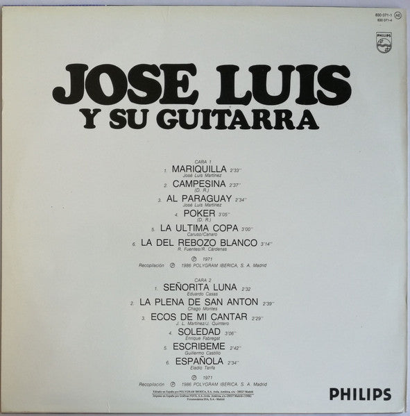 Jose Luis y su guitarra