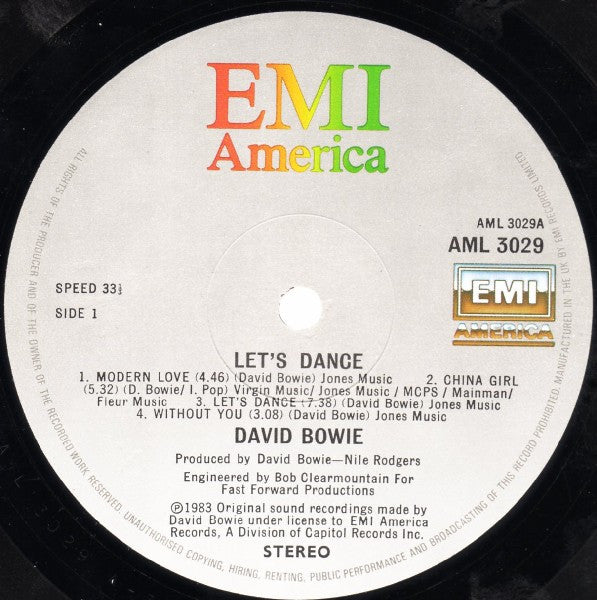 David bowie lets dance