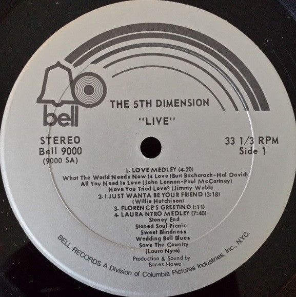The 5th Dimension / Live!!