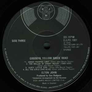 Goodbye Yellow Brick Road