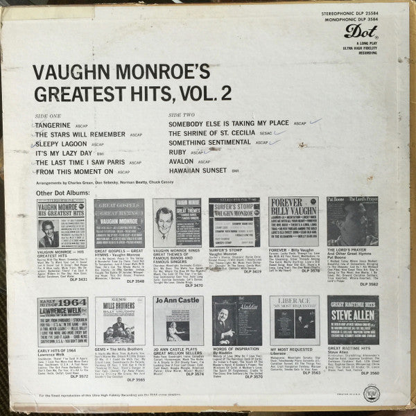 Vaughn Monroe's Greatest Hits, Vol.2