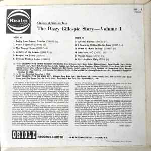 The Dizzy Gillespie Story Volume 1