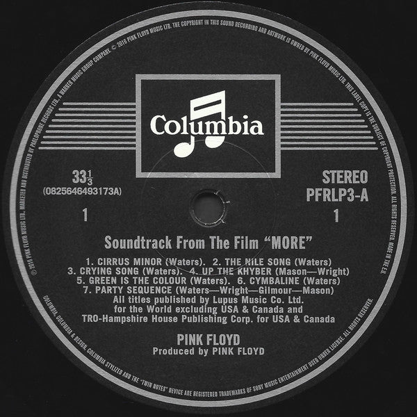 Soundtrack From The Film More
