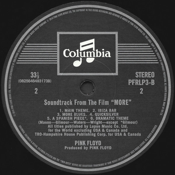 Soundtrack From The Film More