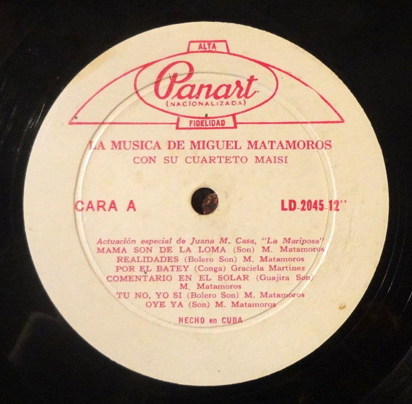La musica de Miguel Matamoros