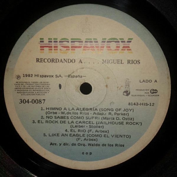 Lo mejor de Miguel Rios