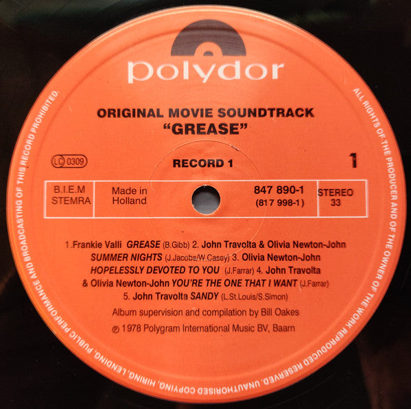 Grease (The Original Movie Soundtrack)