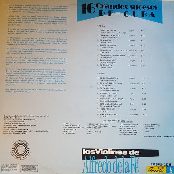 Los Violines de Alfredo de la Fe