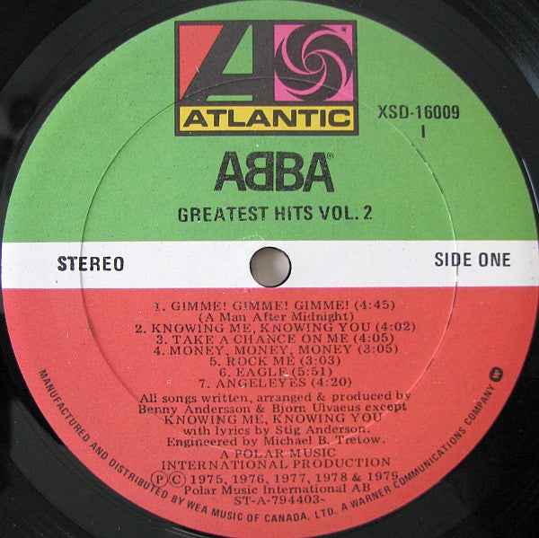 ABBA Greates Hits  Vol 2
