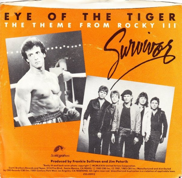 Survivor eye of the tiger