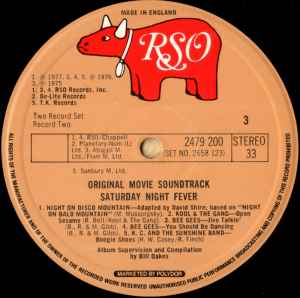 Saturday Night Fever (Movie Sound Track)