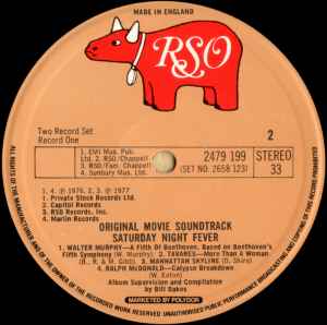 Saturday Night Fever (Movie Sound Track)