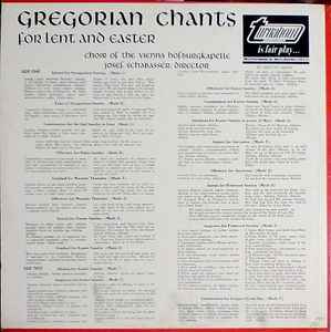 Gregorian Chants For Lent And Easter
