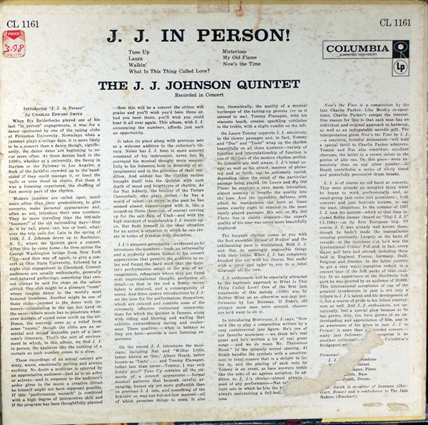 The J. J. Johnson Quintet