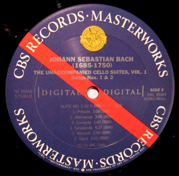 Vol. 1 Suites no. 1 & 2