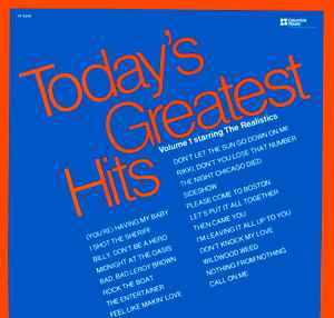 Todays Greatest Hits Volume One