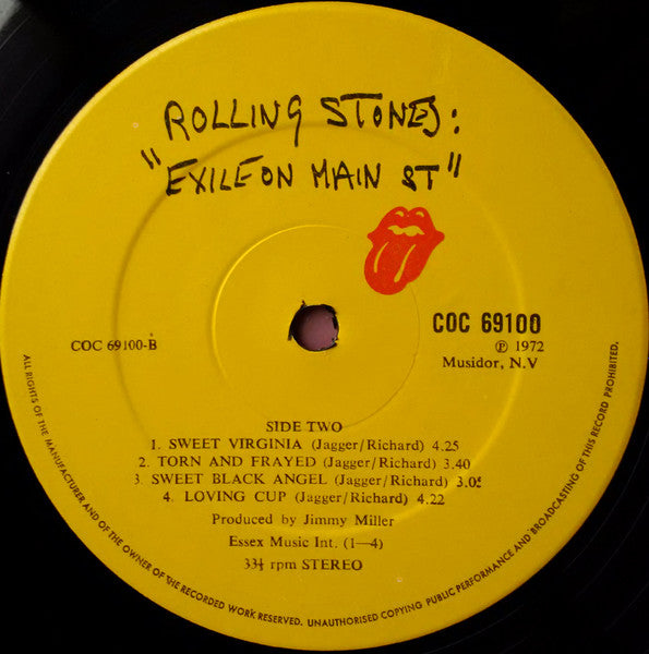 Exile on main st.