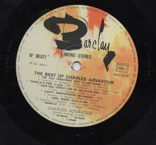 The Best Of Charles Aznavour