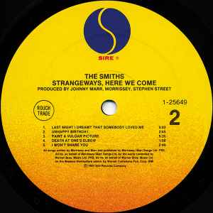 SMITHS / STRANGEWAYS HERE WE