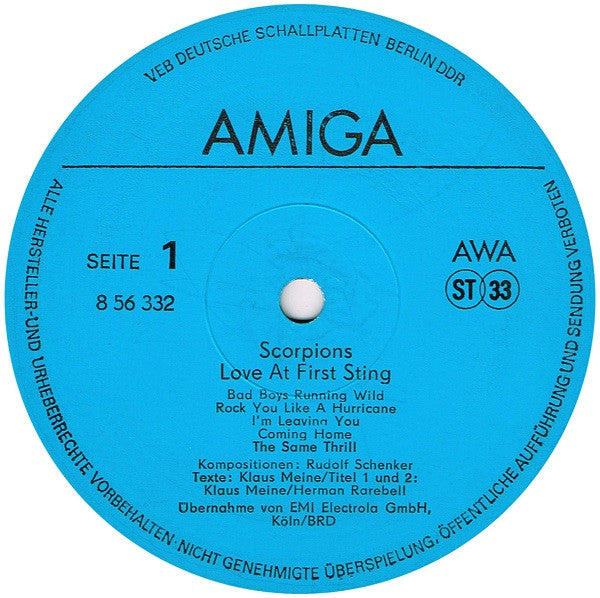 Love At First Sting (Alternative cover)