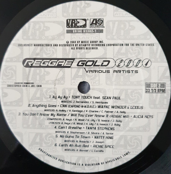 Reggae Gold 2004