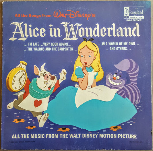 All The Songs From Walt Disney's Alice In Wonderland