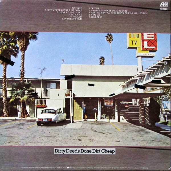 Dirty Deeds Done Dirt Cheap