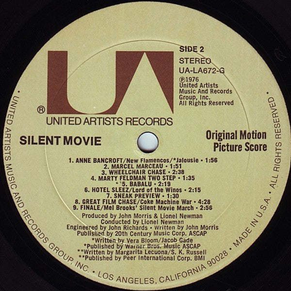 Silent Movie (Original Motion Picture Score)